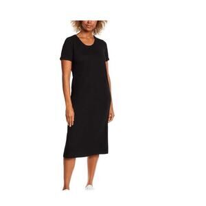 *Jessica Simpson Womens Midi Dress with Slit - LARGE